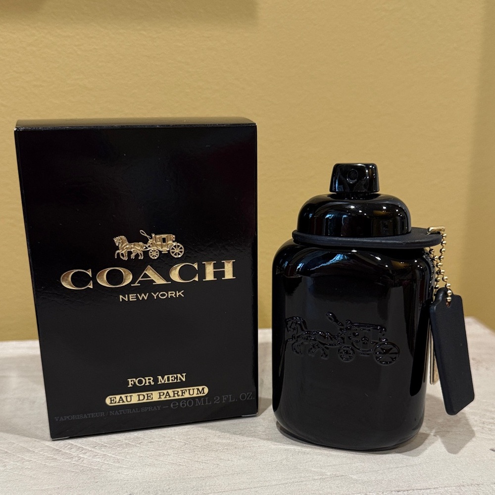 Coach Black Eau de Parfum for Men NEW 2oz